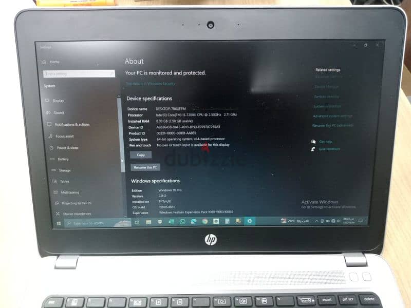 laptop hp i5 7200u 5