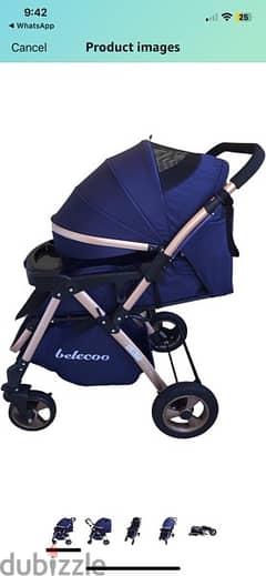 Belecoo Stroller (Like new)