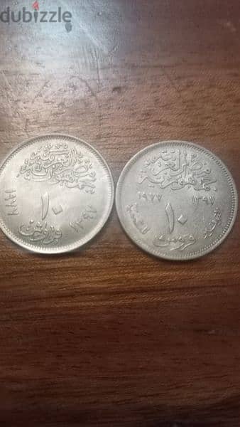 silver coins 10pt. 1960 1