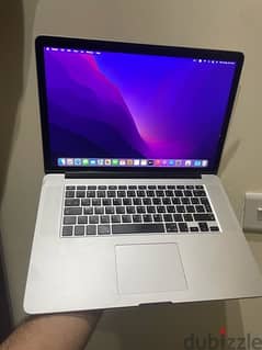 MacBook Pro 15 inch 2015 core i7 RAM 16 GB 512 SSD