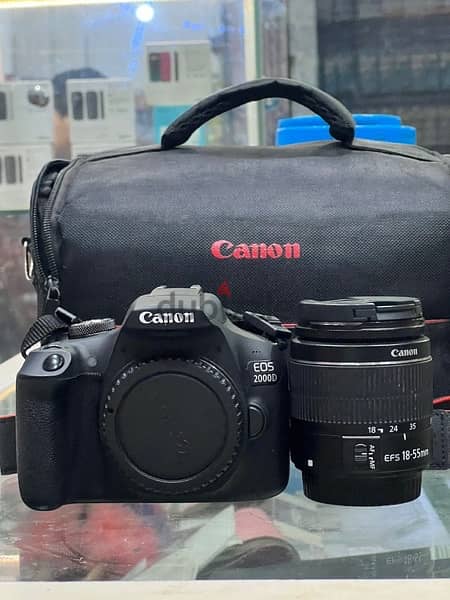 Canon EOS 2000D DSLR Camera with EFS with 18-55mm ||| Lens kit 6