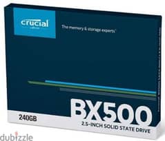 Hard Desk Crucial 240 Giga SSD - Sata for Laptop and PC