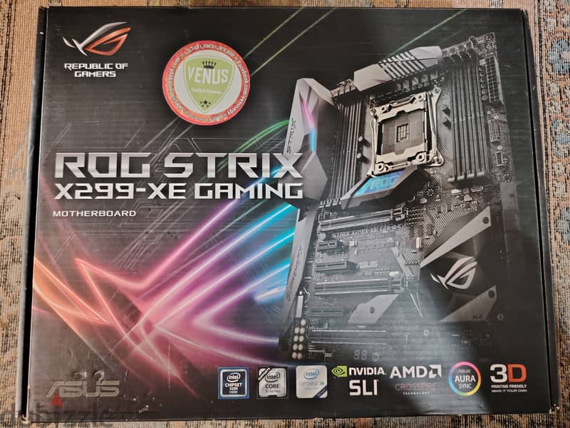 بندل قوي جدا  i7 7820x 8core+2x8g+ ASUS ROG Strix X299-XE motherboard 0