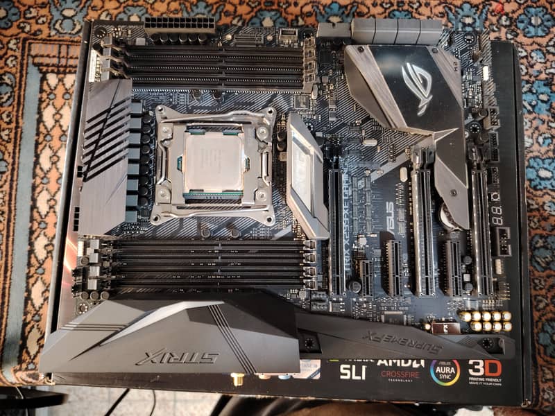 بندل قوي جدا  i7 7820x 8core+2x8g+ ASUS ROG Strix X299-XE motherboard 1