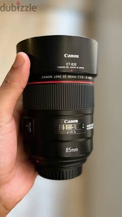 Canon 85mm 1.4 IS