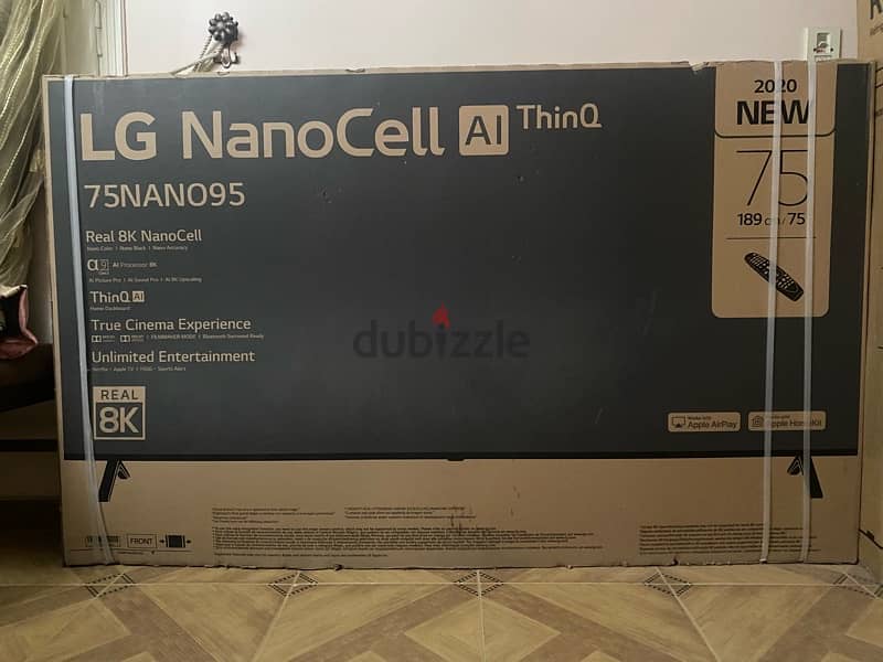 75" NANO95 LG NanoCell TV 8K with AI ThinQ 1