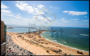 Furnished Air-conditioned Apartment for Rent 160 m Sidi Bishr (Muhammad Najib directly on the sea ) 0