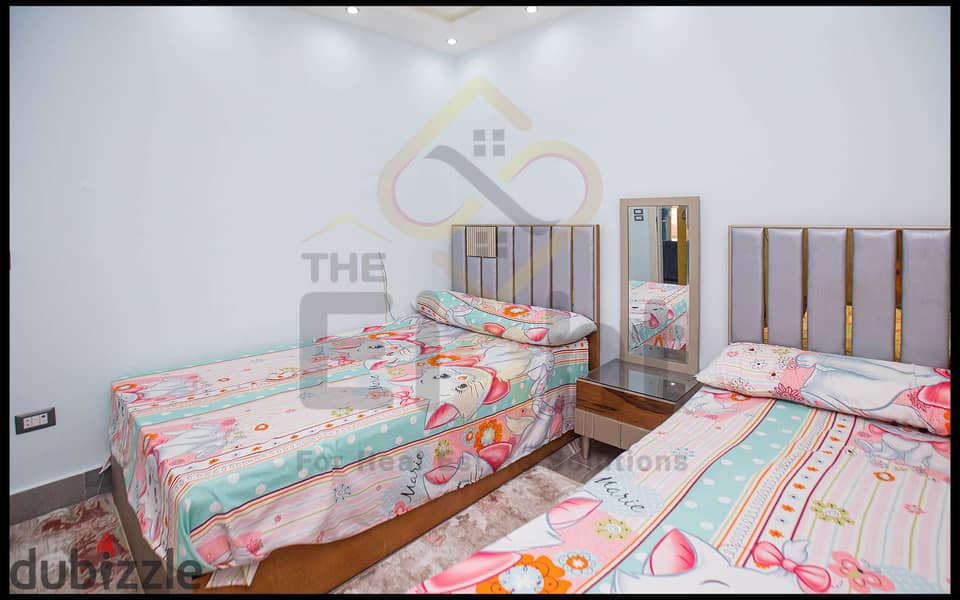 Furnished Air-conditioned Apartment for Rent 160 m Sidi Bishr (Muhammad Najib directly on the sea ) 6