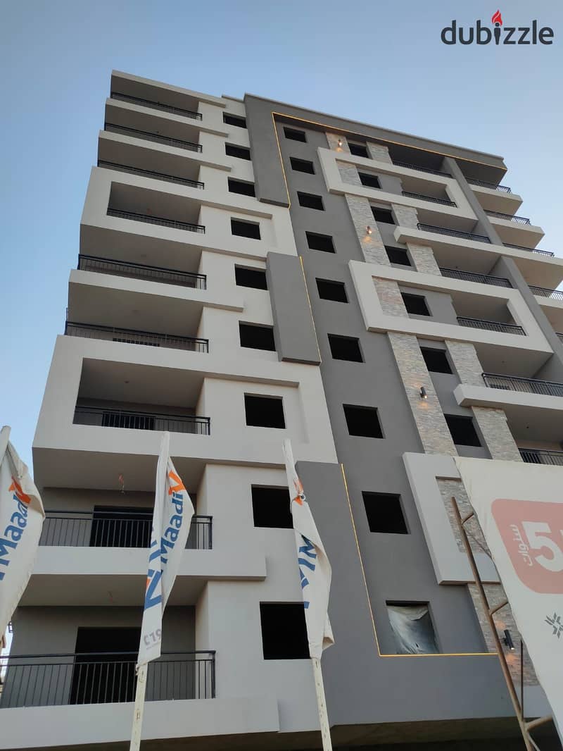 Apartment for sale, 125 + 40 meters, garden, immediate receipt from the owner directly inside a full-service compound, installments over two years 1