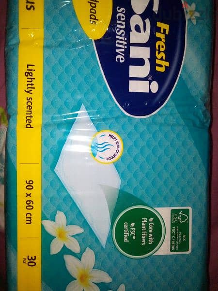 sani fresh bed pads ساني حفاضات كبار السن 2