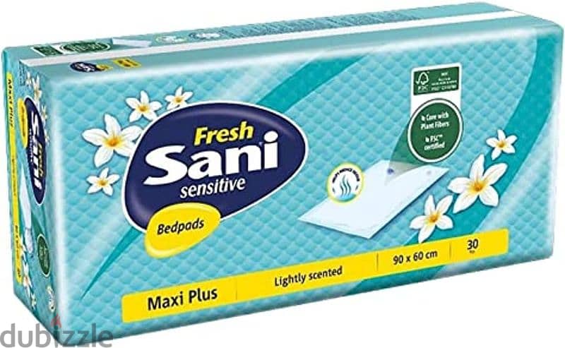 sani fresh bed pads ساني حفاضات كبار السن 3