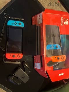 Nintendo switch whole set with a game