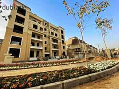 Studio with garden at the lowest price in New Cairo - Sarai Compound.