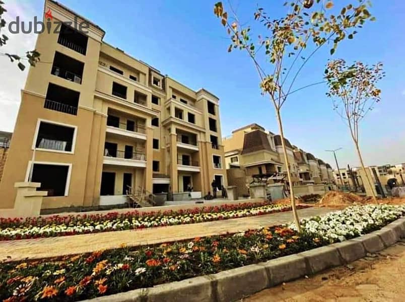 Studio with garden at the lowest price in New Cairo - Sarai Compound. 0