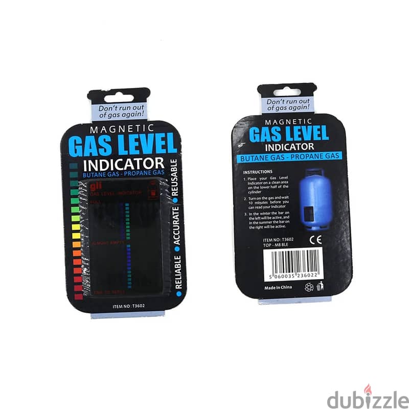 • مؤشر مغناطيسي لقراءة الغاز Gaz Level 2