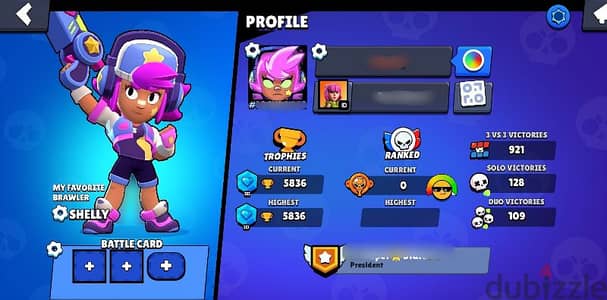 Brawl Stars او لعبة براول ستارز BrawlStars حساب برول ستارذ