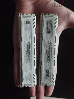 16 GBs (2x8GB) 2400 MHz Ballistix Ram