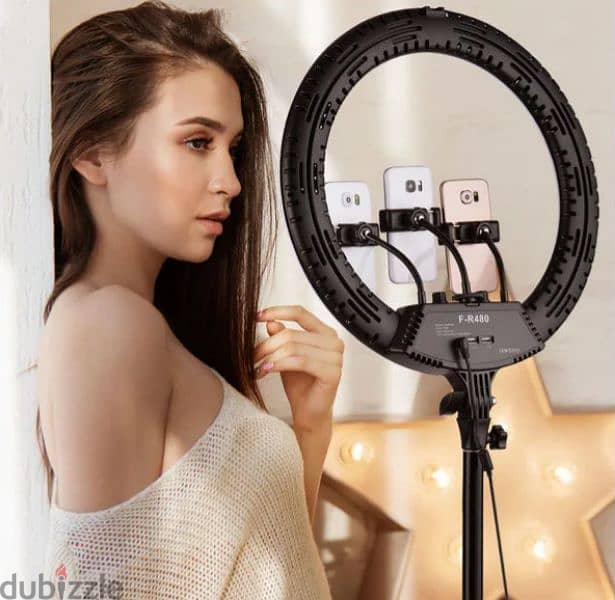 Ring Light 40 cm with 3 Holders and tripod stand 2