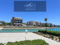 اقل سعر شاليه فيو القناه يمكن تقسيمه لغرفتين فى مارينا مراسى الساحل الشمالى  Marassi north coast 0