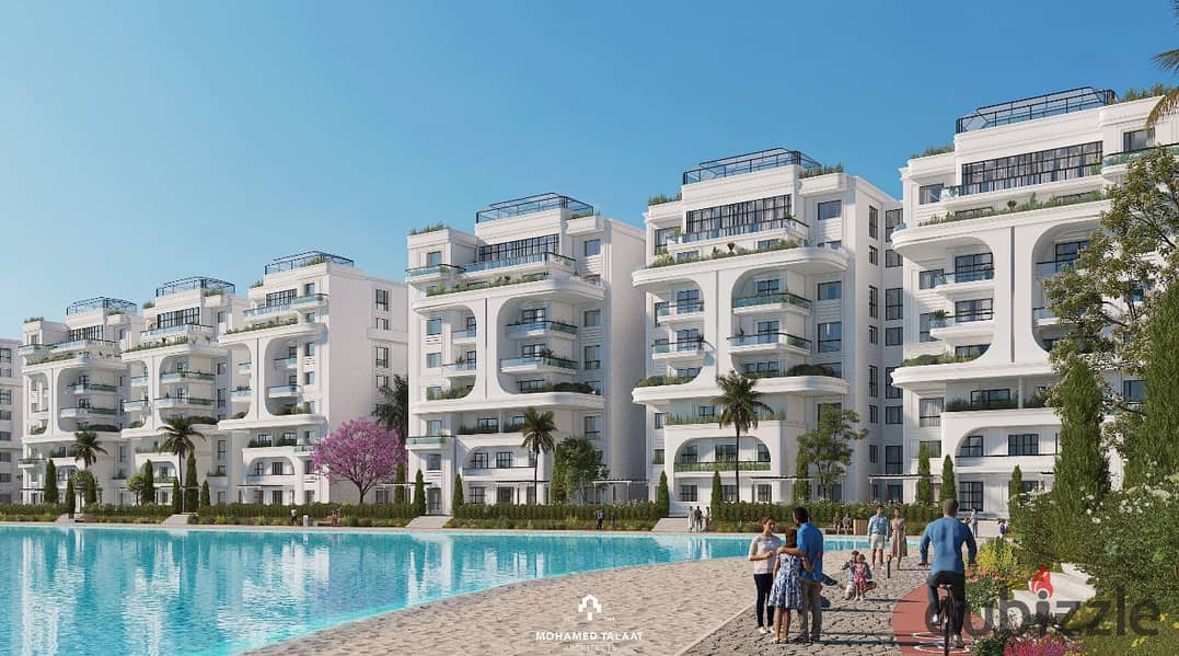 A bargain apartment for sale, for 800 thousand down payment + the lowest monthly installment, next to the embassy district and directly on the Green R 1