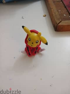 pokemon pikachu wear hoodie figure (key chain) بوكيمون بيكاتشو مجسم 0