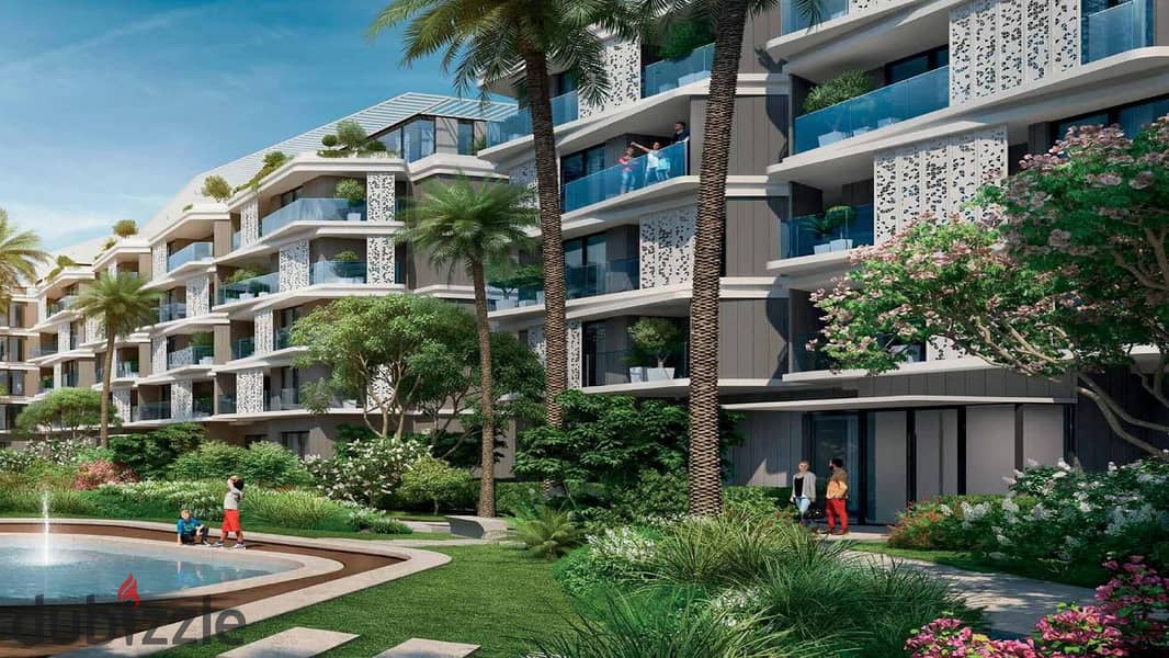 Apartment 252m with immediate receipt in Badya Palm Hills October 2