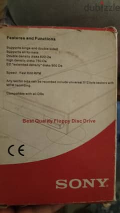 floppy disk drive 3.25  sony original new