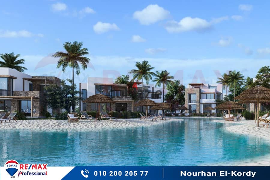 Own a chalet with a direct view of the lagoon (Masaya Sidi Abdel Rahman) 1