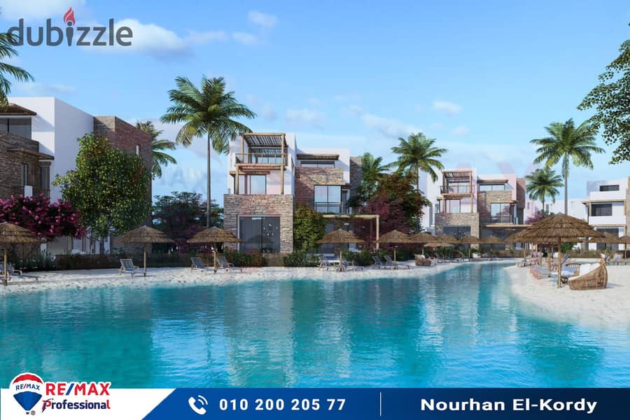 Own a chalet with a direct view of the lagoon (Masaya Sidi Abdel Rahman) 3