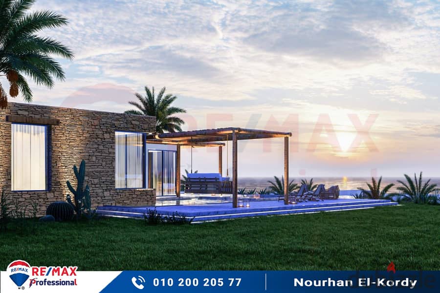 Own a chalet with a direct view of the lagoon (Masaya Sidi Abdel Rahman) 5