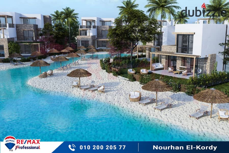 Own a chalet with a direct view of the lagoon (Masaya Sidi Abdel Rahman) 12