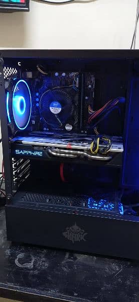 جهاز استعمال سنة مفهوش اي حاجه الحمد لله RX580 Sapphire nitro 8GB 4