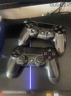 ps4 500gb fat مع اكونت فيفا ٢٤ و اكونت جوست توشيما