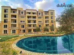 For sale, the last division, a 79 m studio in Sarai, with a direct view of the lagoon, next to Madinaty, with a down payment of 418K