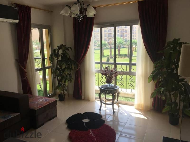 Apartment 131m for rent furnished in Rehab City 2 garden view 12