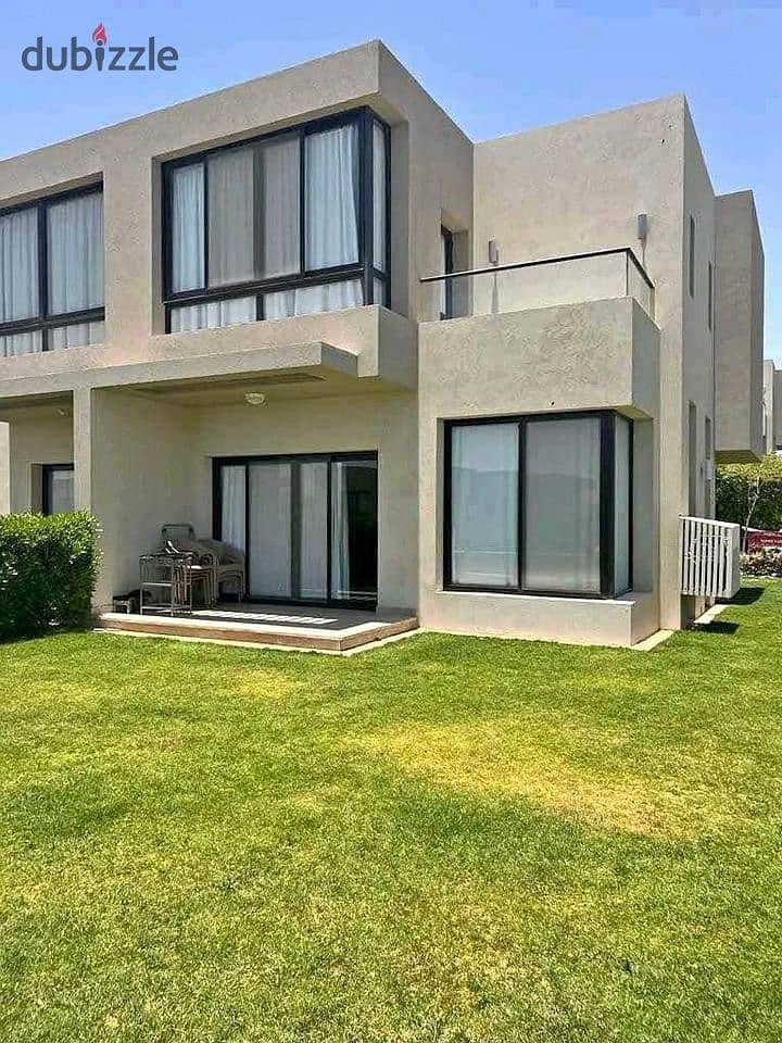 For sale, the last two-bedroom chalet, 127 m + garden, with a direct sea view, in Azha Ras El Hekma, New Alamein, with a 30% discount 3