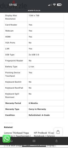 Lenovo Thinkpad N3160 5