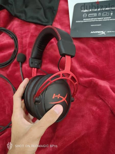 Redmagic 8 pro + Hyper x aplha + accessories (Red magic)(ريد ماجيك) 3