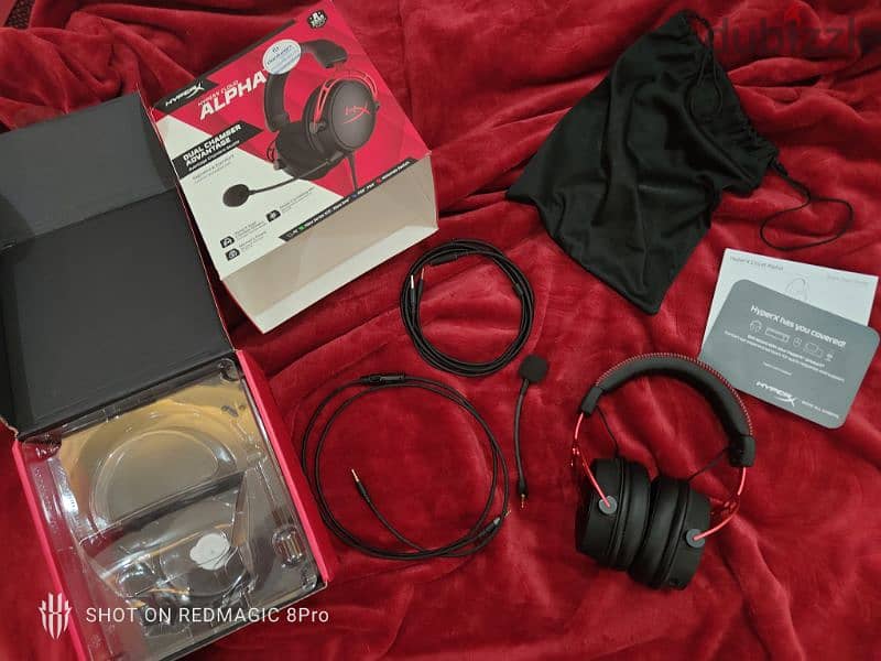 Redmagic 8 pro + Hyper x alpha + accessories (Red magic)(ريد ماجيك)9 4