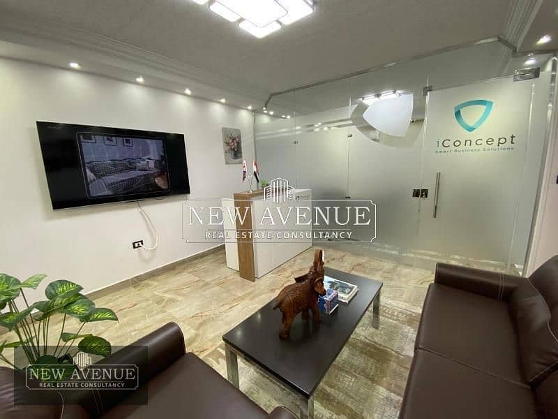 Admin Office 140Sqm for Rent fully Furnished Zahraa Al Maadi 1