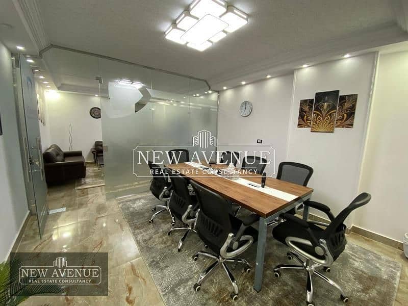 Admin Office 140Sqm for Rent fully Furnished Zahraa Al Maadi 2