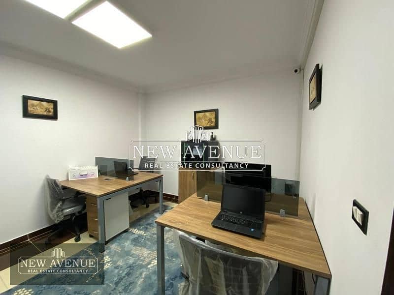 Admin Office 140Sqm for Rent fully Furnished Zahraa Al Maadi 7