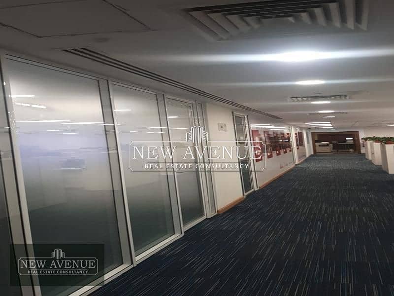 Finished & Furnished Office for rent at 90th St New Cairo 4