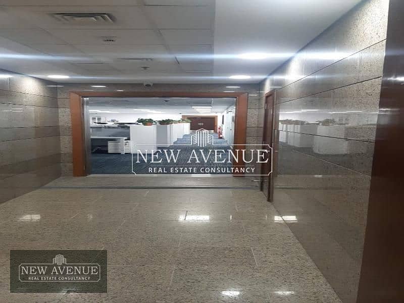 Finished & Furnished Office for rent at 90th St New Cairo 8