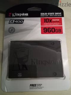 هارد  كينجستون ٩٦٠ جيجا -  جديد - متبرشم  | Kingston 960GB - SSD