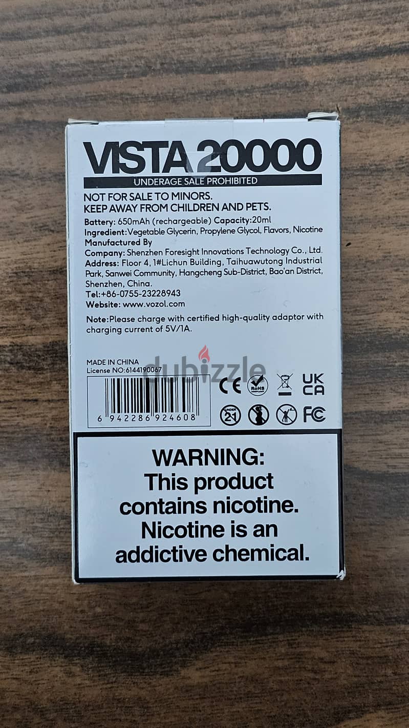 Vozol Disposable Vape 20k Puffs 1