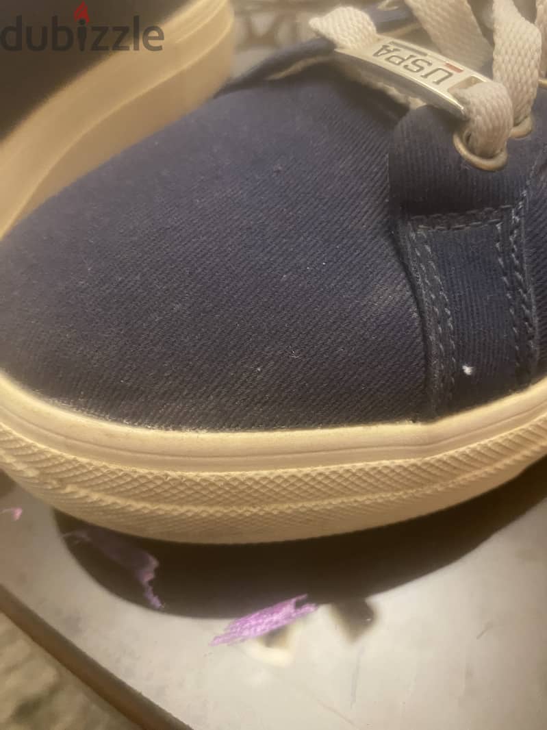 Original us polo women blue shoes size 38 5