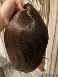 medium brown wig