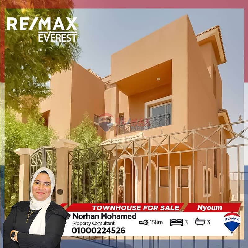 Resale Townhouse in Nyom -6th of October- prime location 0