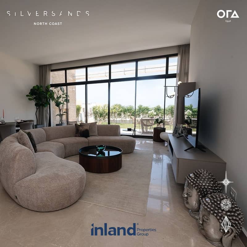 ora امتلك شاليه بجاردن مع نجيب سويسر في افضل مشروعات الساحل الشمالي silver sands 5